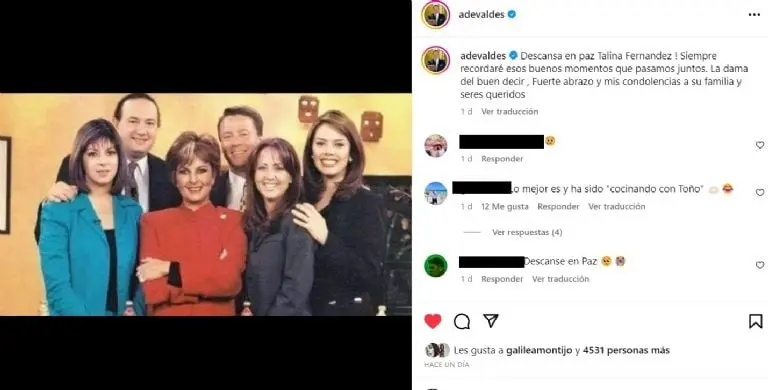 Toño de Valdés comparte con Adame (Instagram)