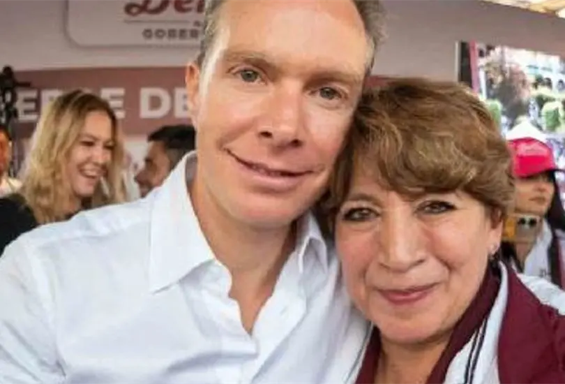 Manuel Velasco borr&oacute; su mensaje sobre Delfina G&oacute;mez. 
