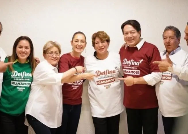 &iexcl;Viva Delfina G&oacute;mez!&iexcl;Viva la 4T! escribi&oacute; Claudia Sheinbaum