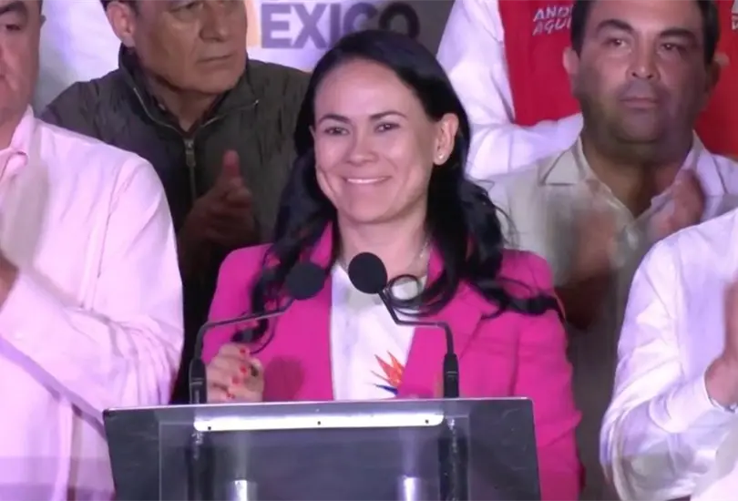Alejandra del Moral reconoce triunfo de Delfina G&oacute;mez. 