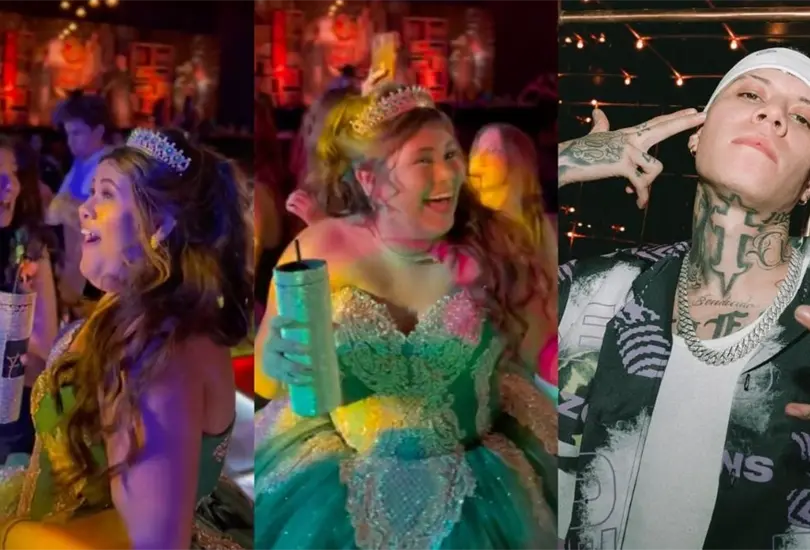 VIDEO: Santa Fe Klan sorprende a joven en su fiesta de XV a&ntilde;os. 