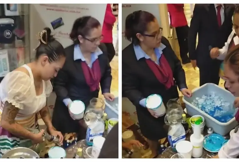 Puesto de micheladas de Sanborns