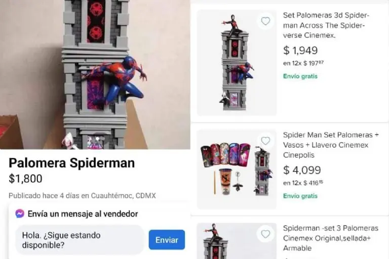 Palomeras Spider-Man - Captura de pantalla