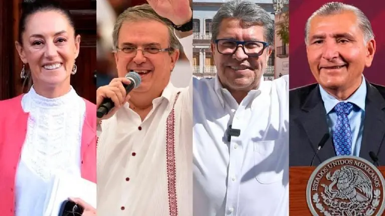 Corcholatas de Morena que aspiran a la presidencia en 2024. Foto: Especial