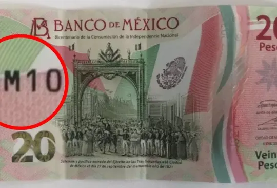 ¿Cuánto vale el billete de 20 pesos que tiene la palabra AMLO? 