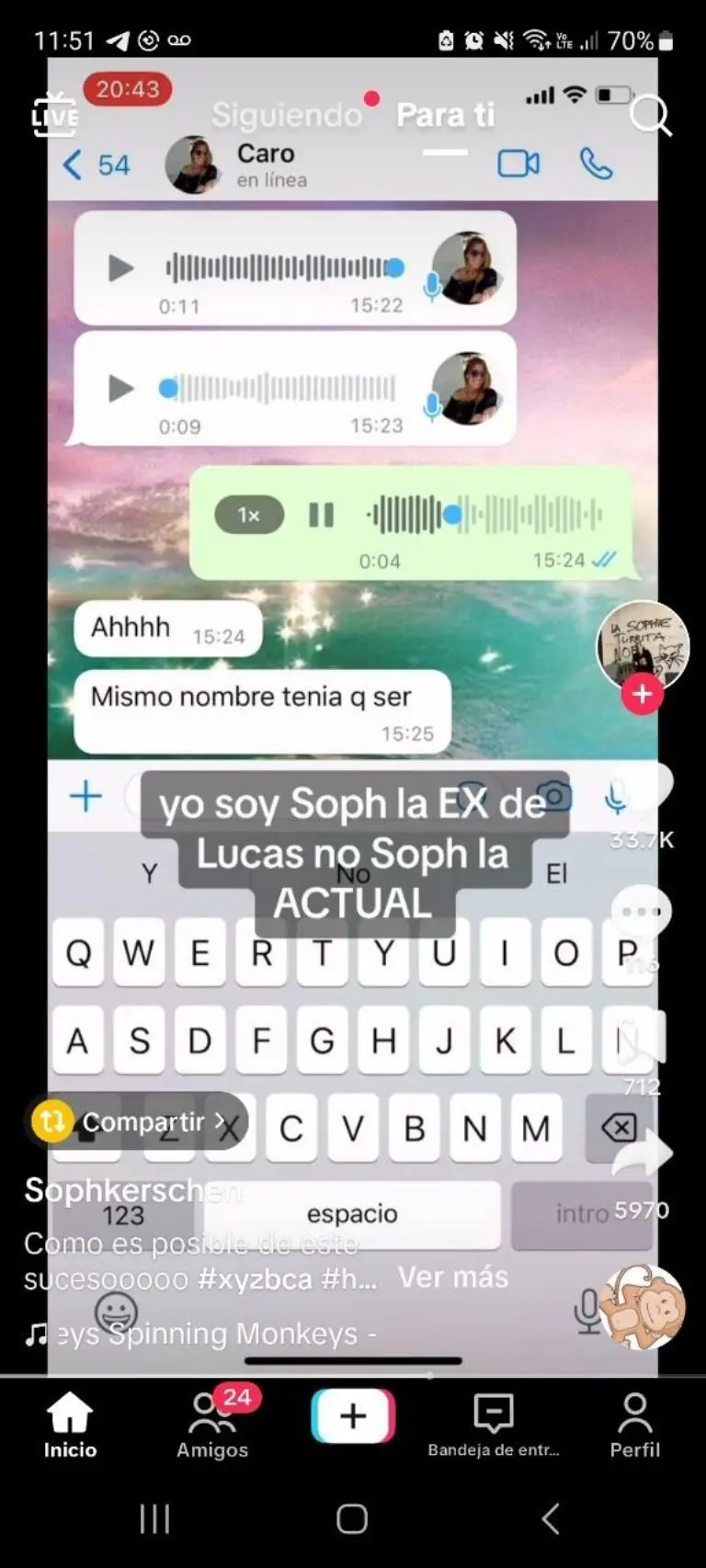 Madre se confunde e invita a la ex de su hijo - Tomada de video
