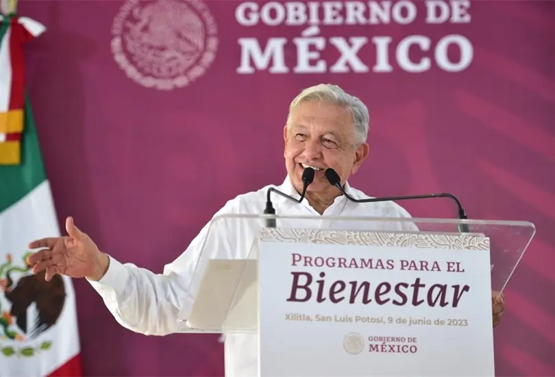 AMLO de gira en la Huasteca Potosina. AMLO de gira en la Huasteca Potosina.