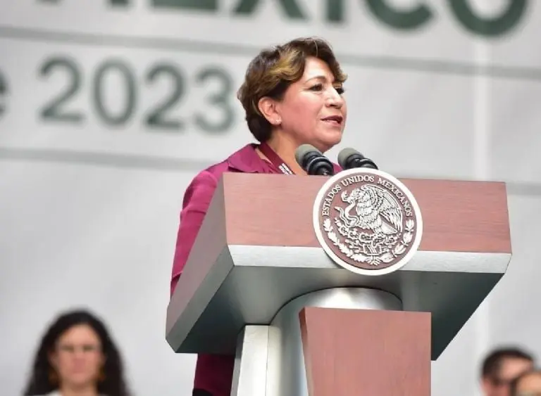 Delfina Gómez Álvarez, próxima gobernador del Estado de México Créditos: Presidencia