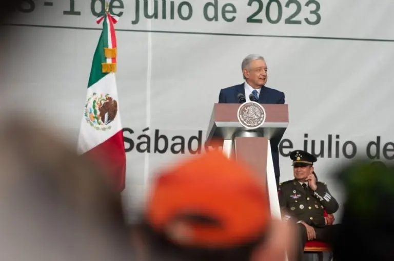 AMLO celebra de triunfo electoral Créditos: Especial