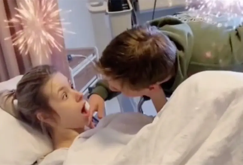 Joven despierta de una cirug&iacute;a y no reconoce a su novio por la anestesia. 