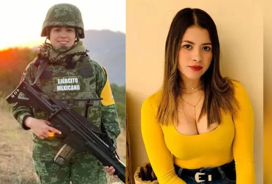 Ella es la militar más guapa del Ejército Mexicano. 