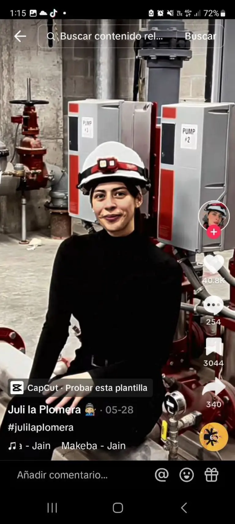Plomera conquista las redes con su talento y belleza - Tomada de video
