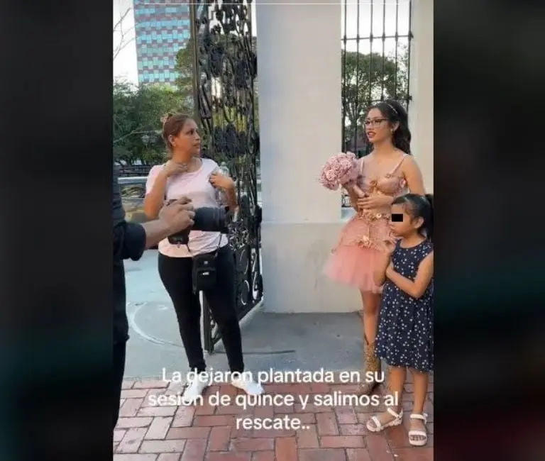 Fotógrafo deja plantada a quinceañera (TikTok)