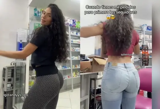 Vendedora de farmacia sube videos bailando y aumentan las ventas. 