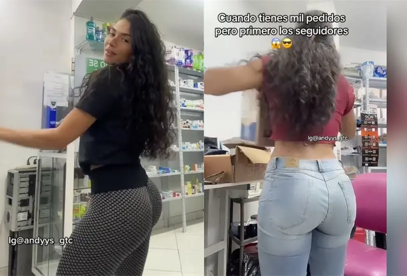Vendedora de farmacia sube videos bailando y aumentan las ventas. Vendedora de farmacia sube videos bailando y aumentan las ventas.