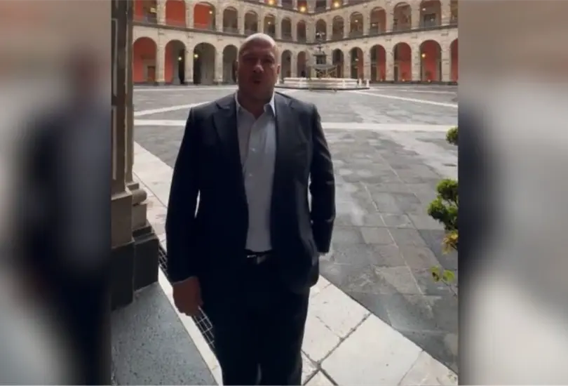 L&oacute;pez Obrador y Enrique Alfaro se re&uacute;nen en Palacio Nacional. 