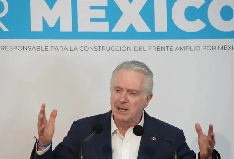 Santiago Creel, aspirante a la coordinaci&oacute;n del Frente Amplio por M&eacute;xico. 