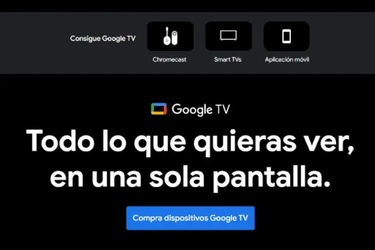 Google TV - Captura de pantalla