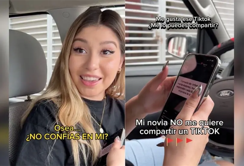 Compartir videos por Tik Tok, la nueva forma de saber si tu pareja es infiel. 