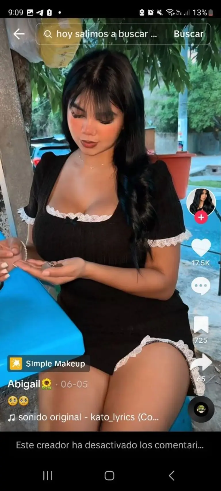 Hermosa tamalera conquista TikTok- Tomada de video