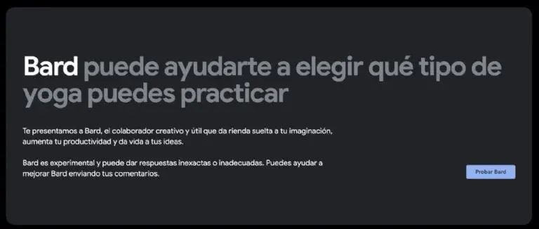 Google publica Bard para competir contra ChatGPT en inteligencia artificial. Foto: Google