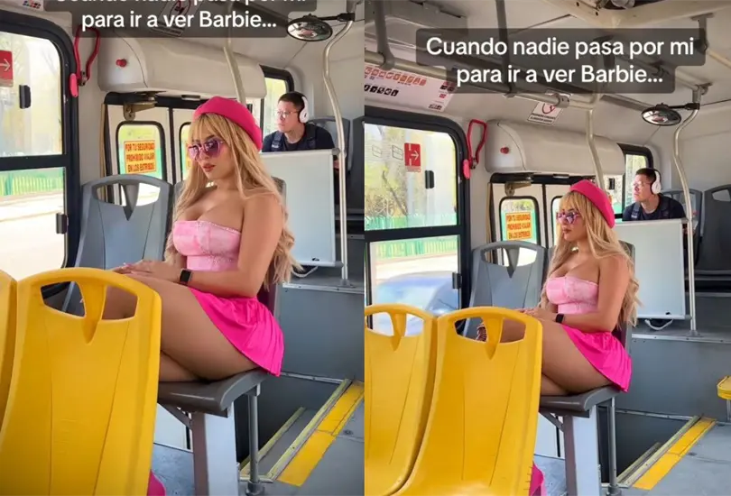 Una hermosa modelo se hizo viral en TikTok luego de que mostrara que nadie quiere acompa&ntilde;arla a ver la nueva pel&iacute;cula de Barbie.