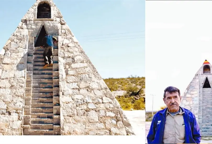 Raymundo Corona construyó una pirámide supuestamente auxiliado por una entidad extraterrestre Raymundo Corona construyó una pirámide supuestamente auxiliado por una entidad extraterrestre