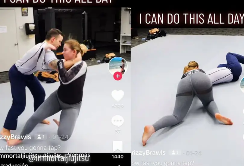 Una luchadora brasile&ntilde;a de Jiu Jitsu ha conquistado TikTok con su incre&iacute;ble t&eacute;cnica as&iacute; como su espectacular cuerpo fitness con el que suele mostrar sus habilidades de lucha