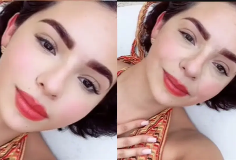 La cantante mexicoamericana &Aacute;ngela Aguilar se sum&oacute; a la tendencia de TikTok y c&oacute;mo se ver&iacute;a en su vejez