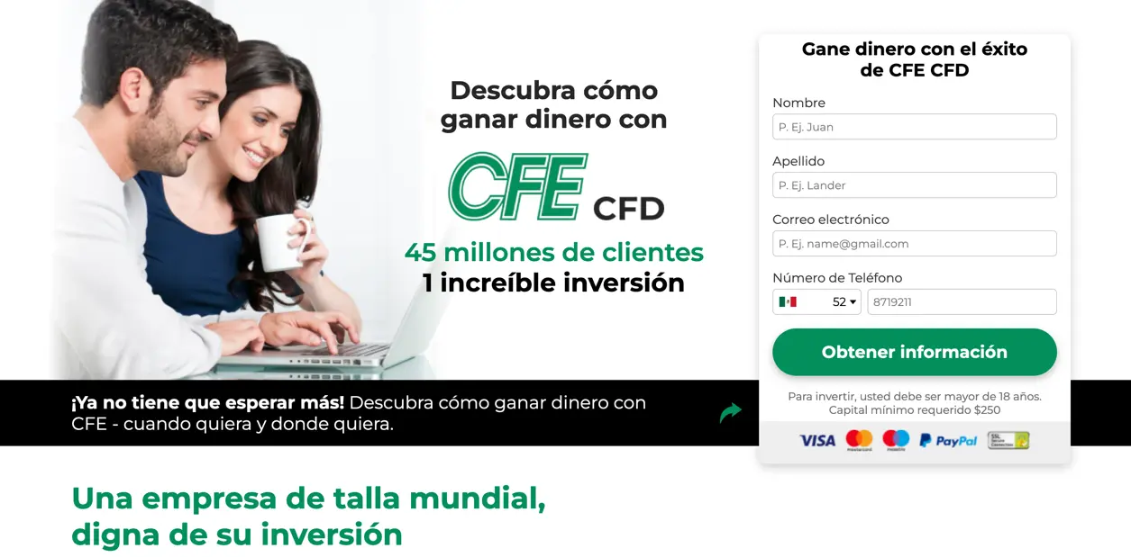 Puedes pagar tu recibo de la CFE en línea. Especial.