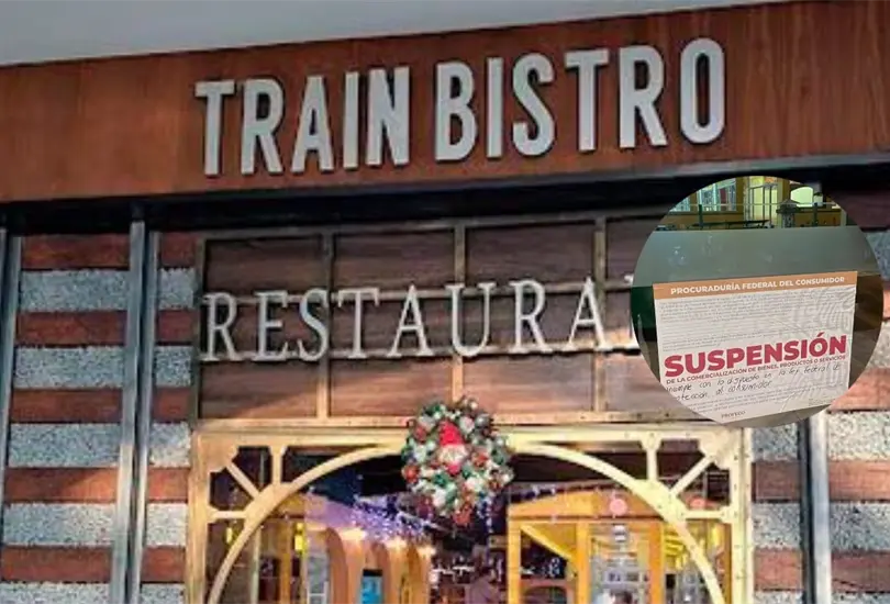 La Procuraduría Federal del Consumidor (Profeco) colocó sellos de suspensión como medida precautoria en el restaurante Train Bistro Altavista luego de encontrar algunas anomalías La Procuraduría Federal del Consumidor (Profeco) colocó sellos de suspensión como medida precautoria en el restaurante Train Bistro Altavista luego de encontrar algunas anomalías