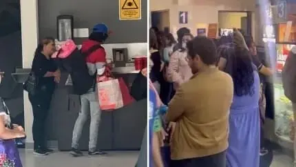 Caos por la película Barbie en el día de su estreno. Caos por la película Barbie en el día de su estreno.