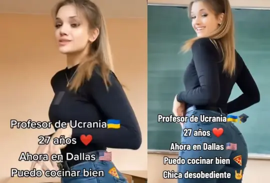 Una maestra de Ucrania ha adquirido una enorme popularidad en redes sociales luego de que se hicieran virales un par de videos de ella dando clases mientras baila