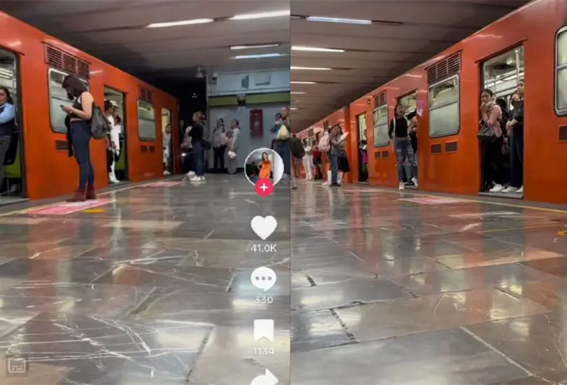 Una pasajera se hizo viral en TikTok después de confrontar al conductor del Metro de la Ciudad de México (CDMX) debido al retraso de los trenes en la Línea 3. Una pasajera se hizo viral en TikTok después de confrontar al conductor del Metro de la Ciudad de México (CDMX) debido al retraso de los trenes en la Línea 3.