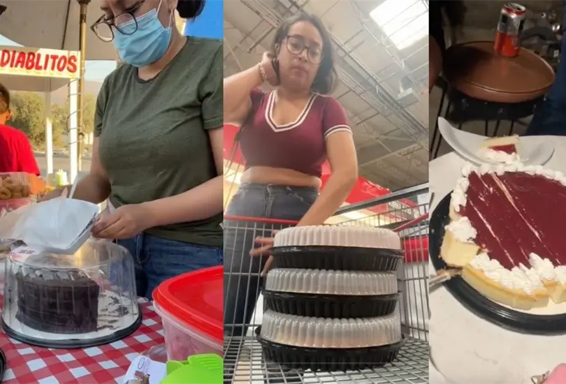Joven revende postres del Costco en la calle y se vuelve un &eacute;xito. 