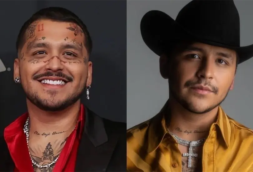 Christian Nodal comparte fotos donde luce con menos tatuajes. Christian Nodal comparte fotos donde luce con menos tatuajes.