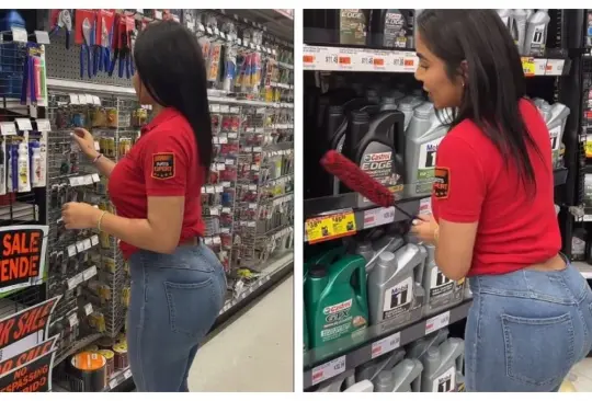 Empleada de Autozone se hace viral