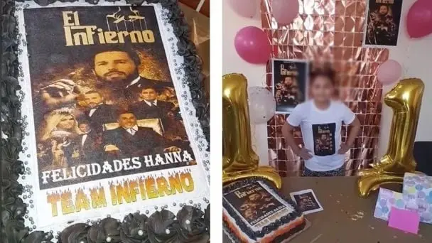 La niña mostró todos los detalles especiales que le preparó su familia. La niña mostró todos los detalles especiales que le preparó su familia.