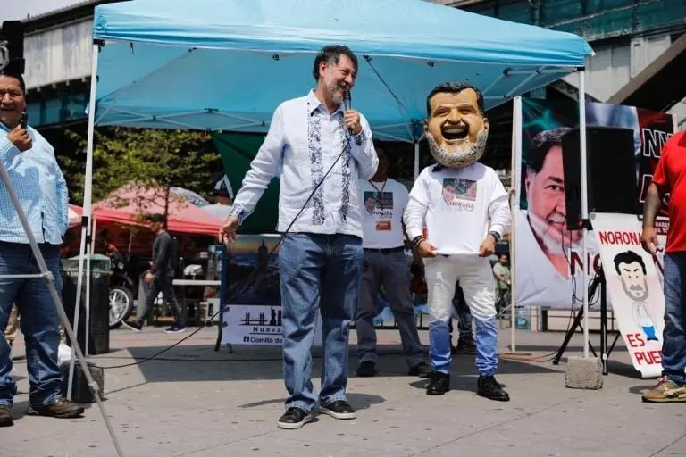 Fernandez Noroña reta a Claudio X. González a un debate Créditos: Especial