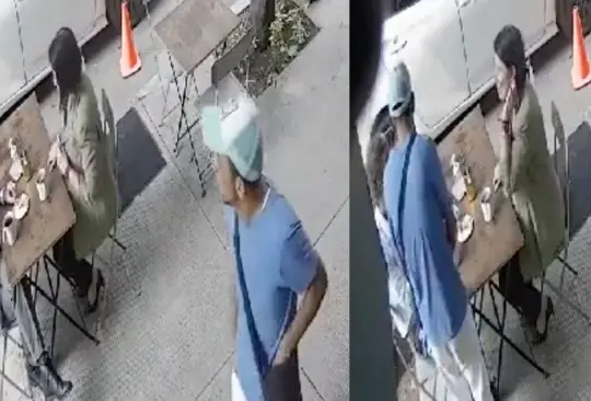 VIDEO: captan asalto exprés a clientes de restaurante en la colonia Condesa. 