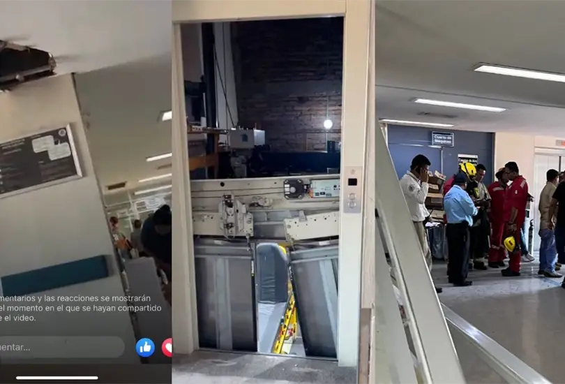 VIDEO: As&iacute; rescataron a ocho personas atrapadas en elevador del IMSS. 