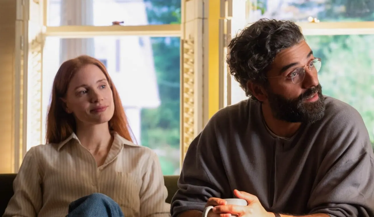 Oscar Isaac y Jessica Chastain protagonizan la adaptación de la miniserie de televisión sueca de 1973 de Ingar Bergmann sobre un matrimonio que se desmorona.