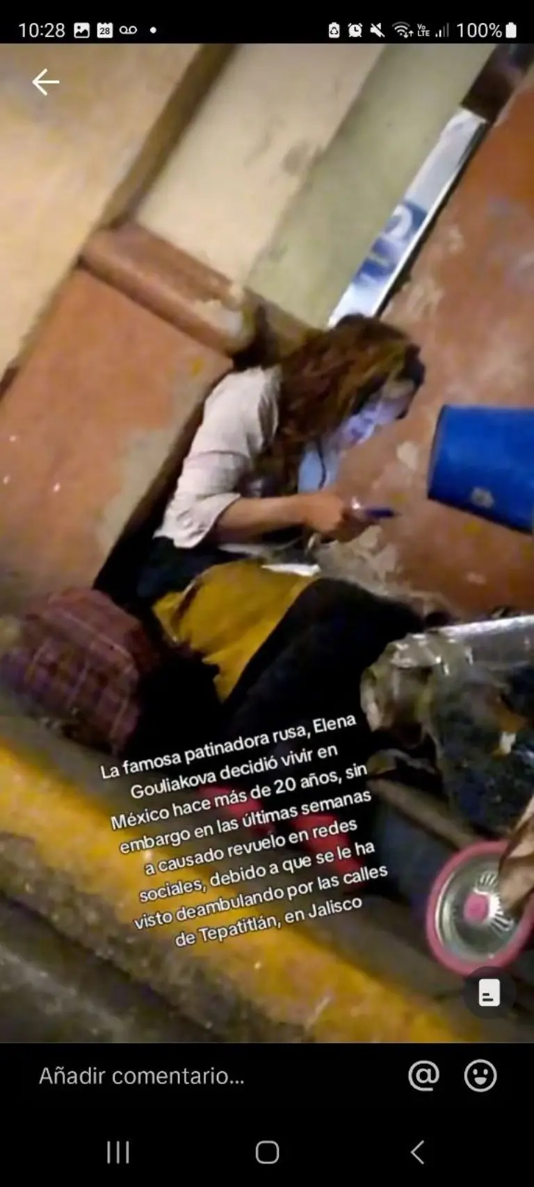 Captan a patinadora rusa viviendo en calles de México - Tomada de video