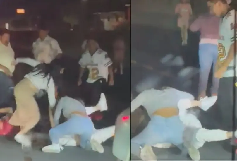 VIDEO: arman pelea campal en la autopista M&eacute;xico-Puebla tras accidente. 