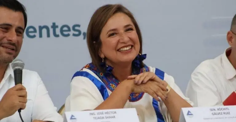 Xóchitl Gálvez es la elegida por la oposición para la presidencia en 2024, revela AMLO. Foto: PAN