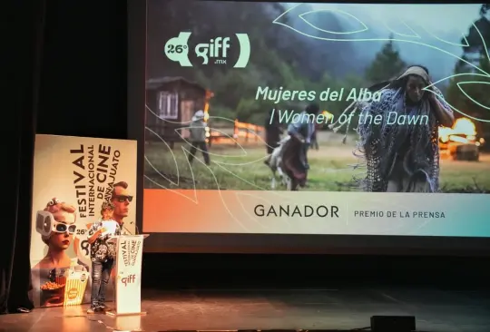 La Ceremonia de Clausura del Festival Internacional de Cine Guanajuato se realizó en el Teatro de la Ciudad de Irapuato, Guanajuato