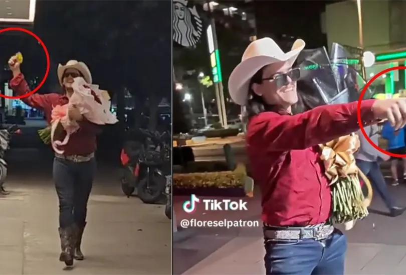 VIDEO: Tiktoker asusta a la gente con pistola de juguete en Plaza Artz. VIDEO: Tiktoker asusta a la gente con pistola de juguete en Plaza Artz.