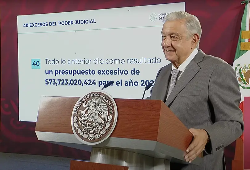 AMLO responde a la Suprema Corte sobre exceso de gastos, ventila sus lujos. AMLO responde a la Suprema Corte sobre exceso de gastos, ventila sus lujos.