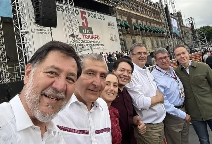  Mario Delgado dio a conocer el informe de gastos de los presidenciables de Morena de sus recorridos por el pa&iacute;s. 