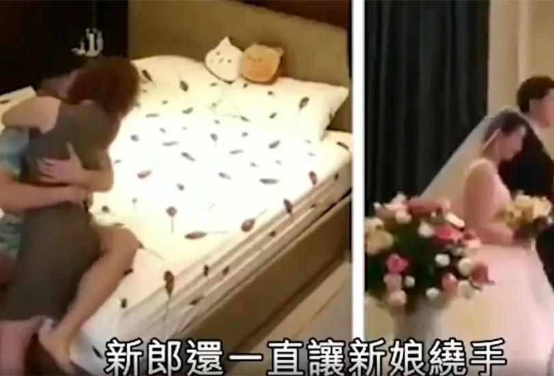 Novio expone infidelidad de su novia durante su boda en China. Novio expone infidelidad de su novia durante su boda en China.
